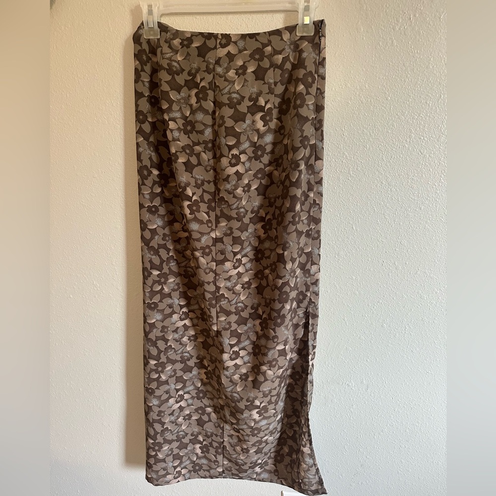 Vintage Jonathan Martin Brown Floral Skirt